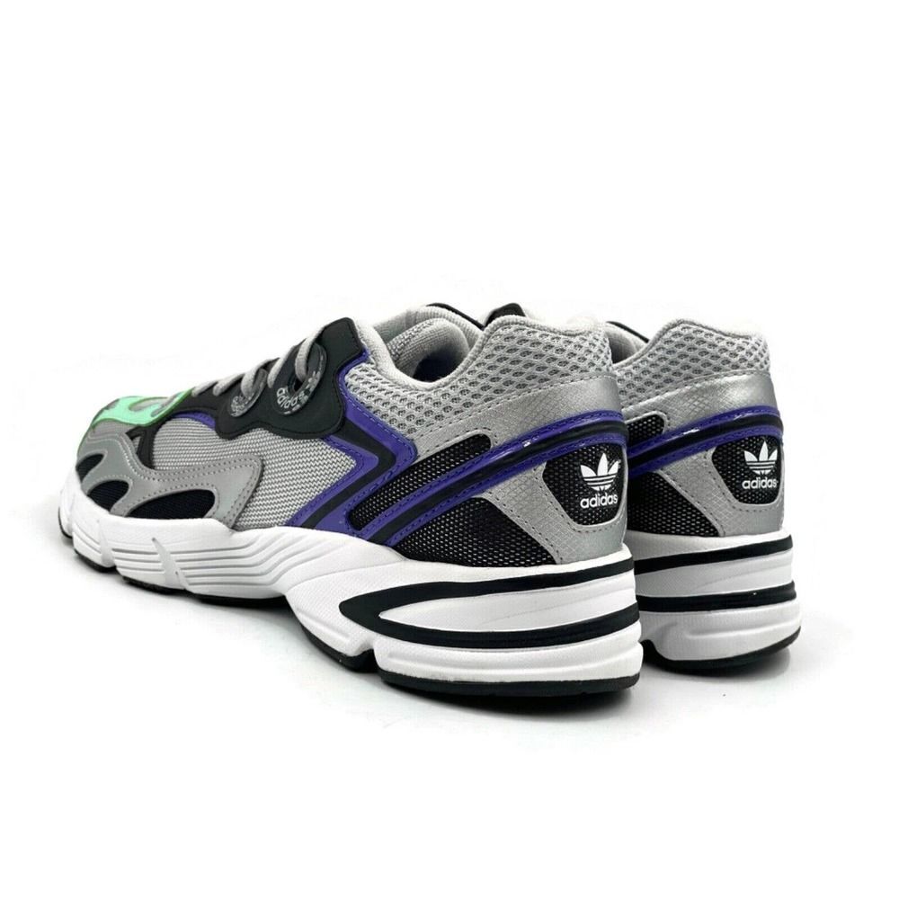 Adidas Astir Women Casual Retro Tennis Shoe Gray Black Running Sneaker - Picture 4 of 9